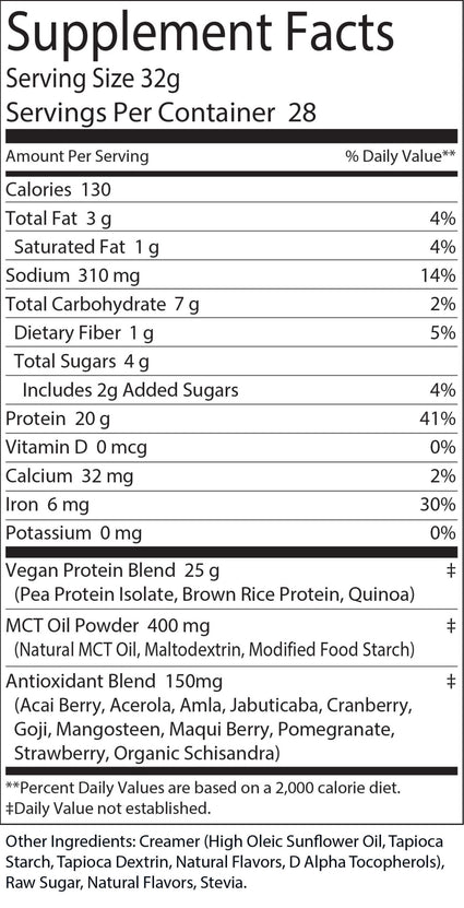 Essential Series: Vegan Protein Vanilla 2lb